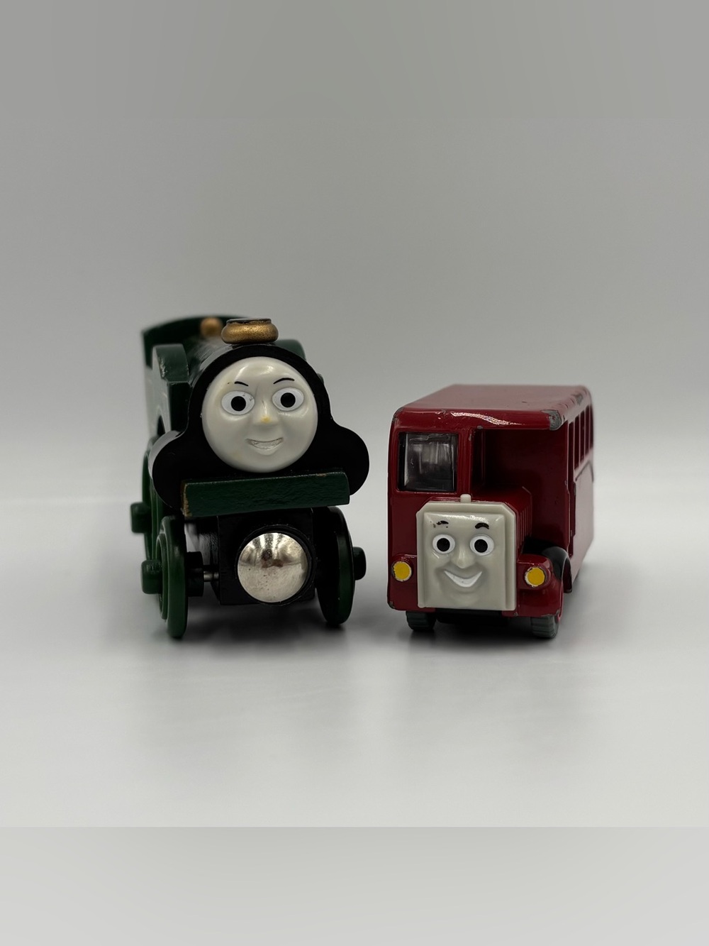 RARE Y2K Thomas & Friends Emily & Bertie Diecast Train Vehicle Cars Kids Toy Lot